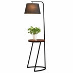 Modern House Standing Lamp With Metal Table