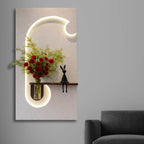 Modern LED Accent Wall Art Decor for Bedroom and Living Room