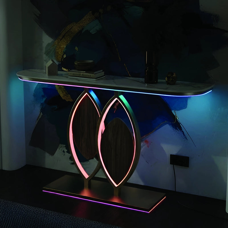 Modern LED Console Table | Premium Entryway & Hall Furniture (SS 302)