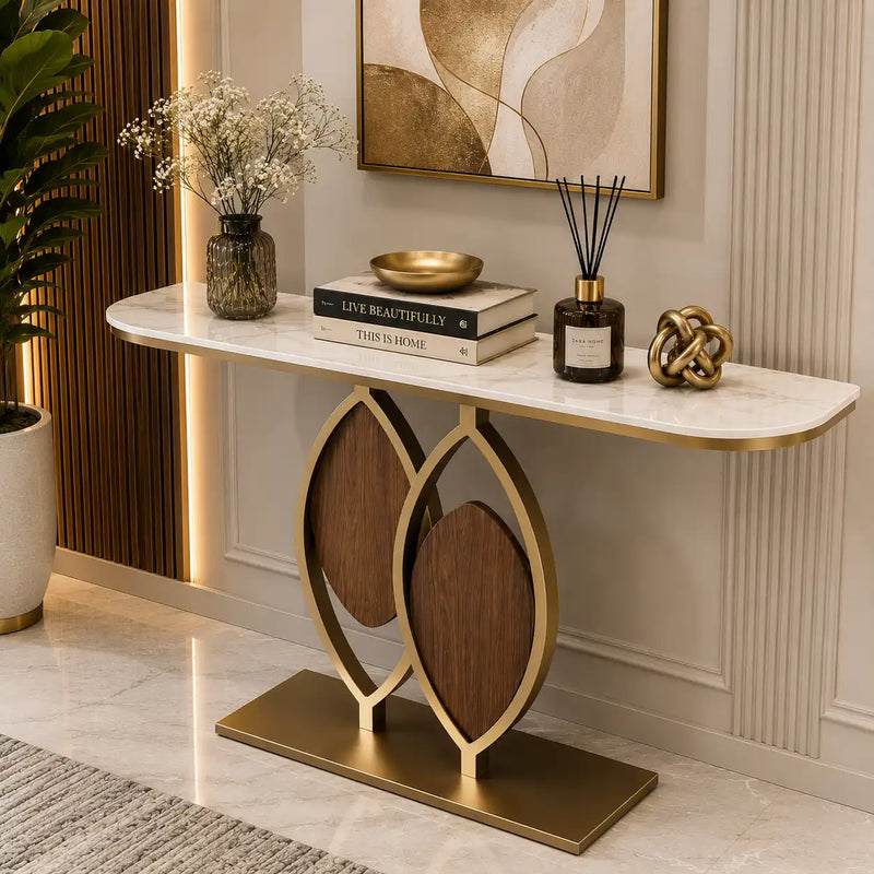 Modern LED Console Table | Premium Entryway & Hall Furniture (SS 302)
