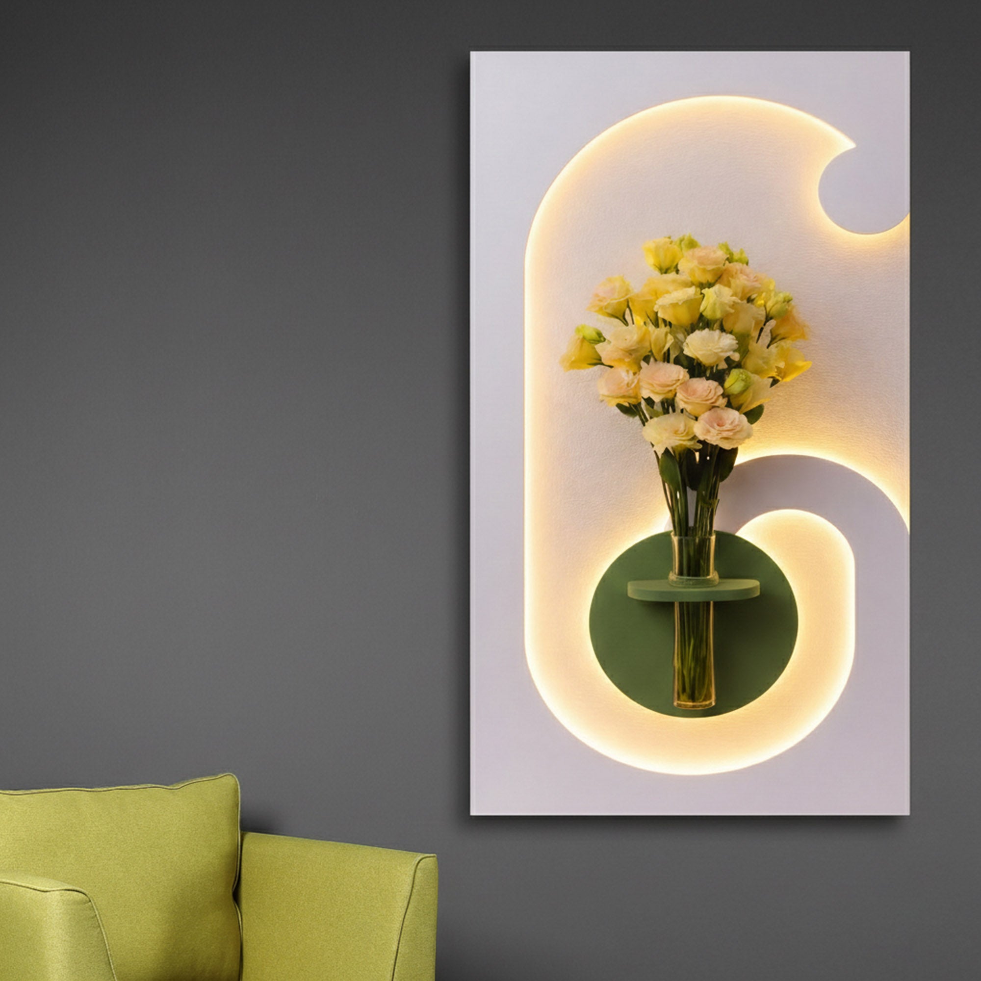 Modern LED Decorative Wall Panel for Living Room Décor