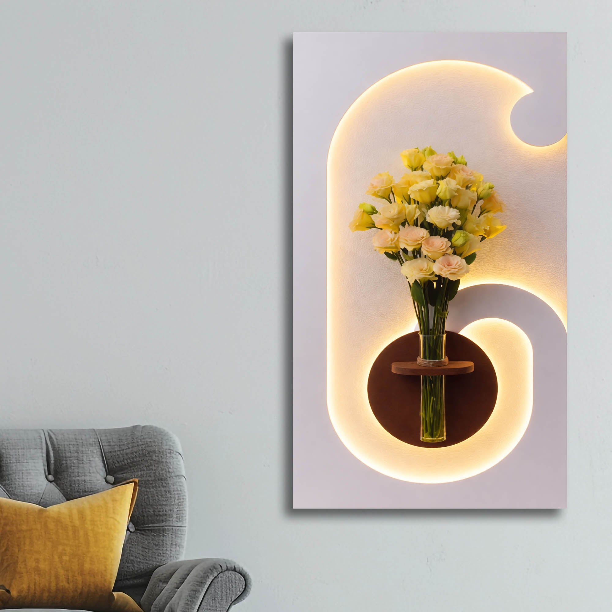Modern LED Decorative Wall Panel for Living Room Décor