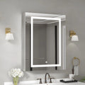 Modern LED Mirror Cabinet with Rectangular Light Frame