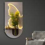 Modern LED Wall Art Shelf for Modern Home Interiors
