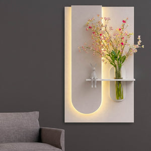 modern-led-wall-art-shelf-with-flower-vase-for-living-room-decor