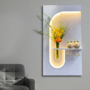 Modern LED Wall Decor Panel with Soft Lighting
