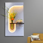 Modern LED Wall Decor Panel with Soft Lighting