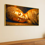 Modern Lord Buddha Canvas Wall Painting for Home & Office