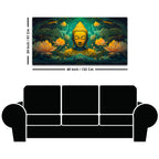 Modern Lord Buddha Canvas Wall Painting for Room Décor