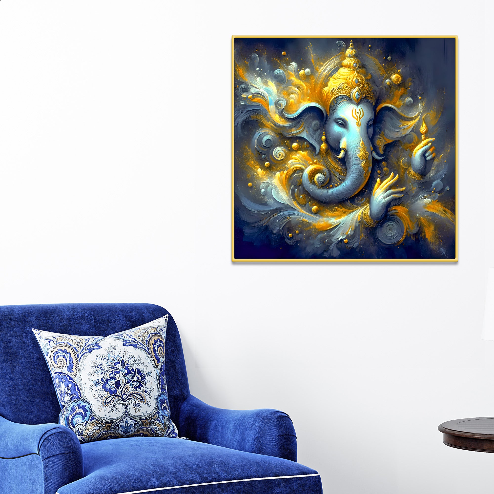 Modern Lord Ganesha Wall Artwork Painting