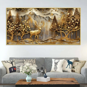 Modern Luxury Abstract Canvas Painting for Home Decor