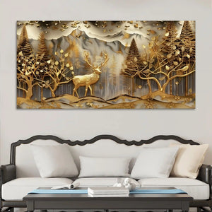 Modern Luxury Abstract Canvas Painting for Home Decor