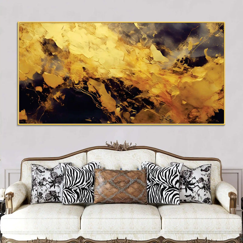 Modern Luxury Abstract Canvas Painting for Living Room