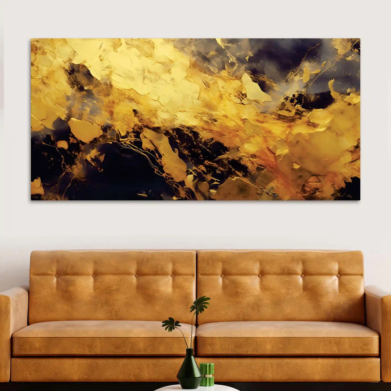Modern Luxury Abstract Canvas Painting for Living Room