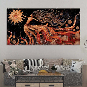 Modern Luxury Abstract Woman Canvas Painting