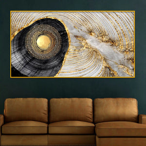 Modern Luxury Crystal Glass Painting for Wall Décor
