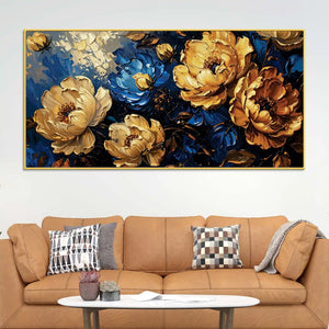 Modern Luxury Floral Canvas Wall Art Painting