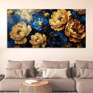 Modern Luxury Floral Canvas Wall Art Painting