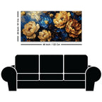 Modern Luxury Floral Canvas Wall Art Painting