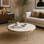 Modern Luxury Round Center Table Crafted for Elegant Interiors