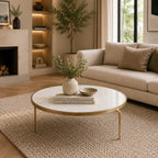 Modern Luxury Round Center Table Crafted for Elegant Interiors