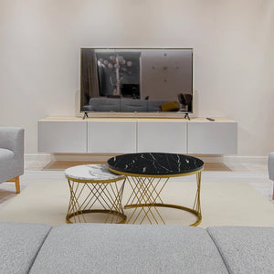 Modern Minimalist Stylish Nesting Coffee Table