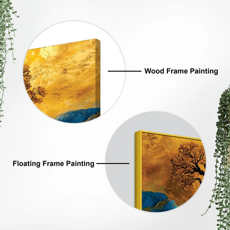 Modern Nature Canvas Wall Art Painting for Home Decor