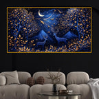 Modern Nature Decor Crystal Glass Wall Painting