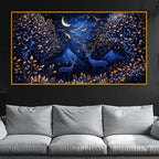 Modern Nature Decor Crystal Glass Wall Painting
