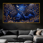 Modern Nature Decor Crystal Glass Wall Painting