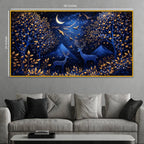 Modern Nature Decor Crystal Glass Wall Painting