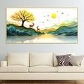 modern-nature-deer-wall-painting-for-stylish-home-interior