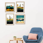 Modern Nature Wall Art Frame Set of 4