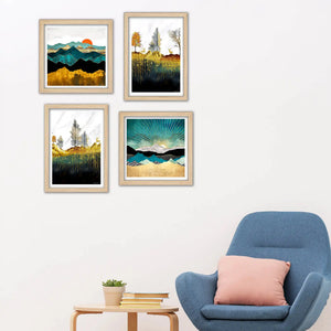 Modern Nature Wall Art Frame Set of 4