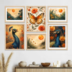 Modern Nature Wall Art Frame Set of 6