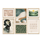 Modern Neutral Wall Art Frame Set of 6