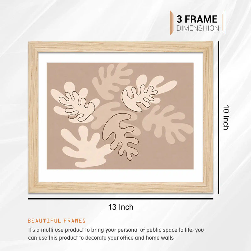 Modern Neutral Wall Art Frame Set of 6
