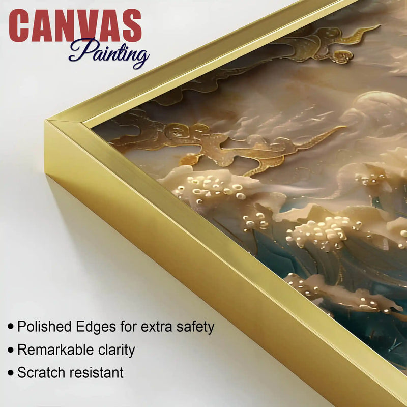 Modern Ocean Sailing Ship Canvas Wall Art Painting