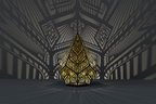 Modern Pattern Golden Table Lamp