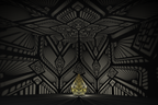 Modern Pattern Golden Table Lamp