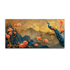 Modern Peacock Canvas Painting for Home Wall Decor