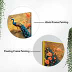 Modern Peacock Canvas Painting for Home Wall Decor