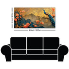 Modern Peacock Canvas Painting for Home Wall Decor