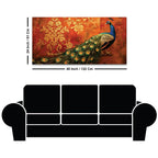 Modern Peacock Majesty Canvas Wall Painting