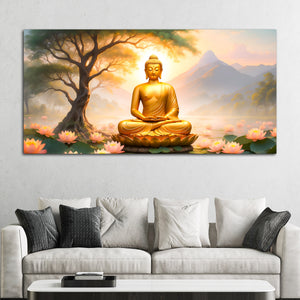 Modern Premium Buddha Canvas Painting for Peaceful Wall Décor