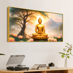 Modern Premium Buddha Canvas Painting for Peaceful Wall Décor