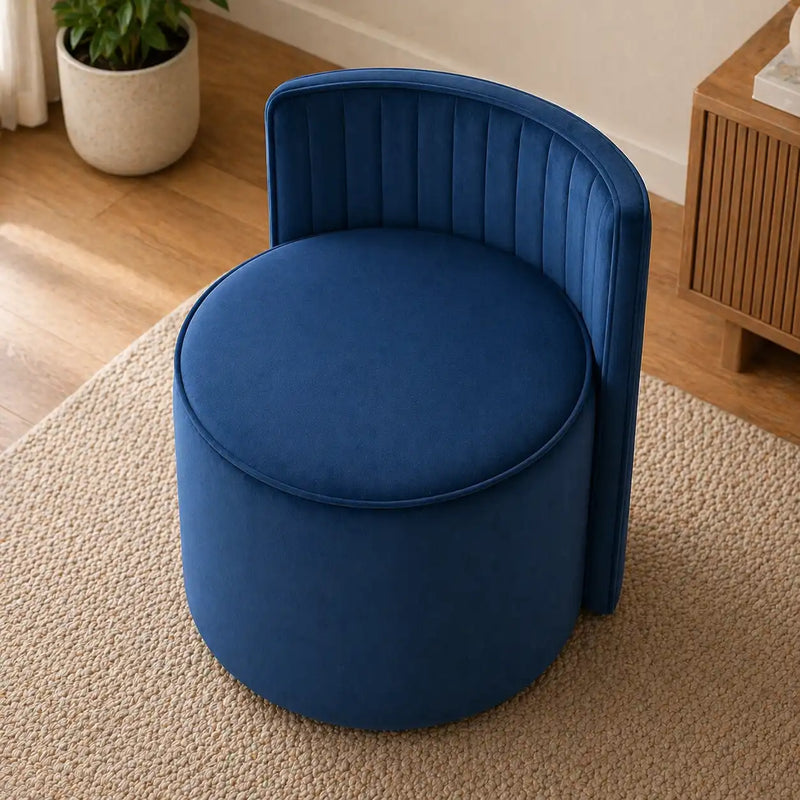 modern-round-back-upholstered-ottoman-chair-with-soft-royal-blue-velvet-finish