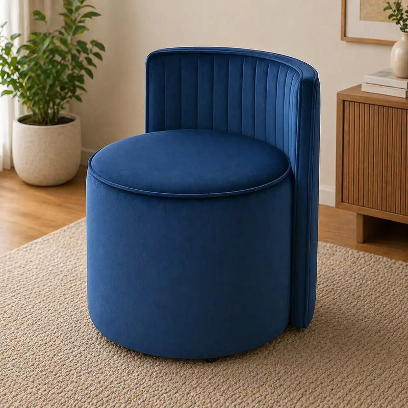 modern-round-back-upholstered-ottoman-chair-with-soft-royal-blue-velvet-finish