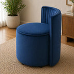 modern-round-back-upholstered-ottoman-chair-with-soft-royal-blue-velvet-finish