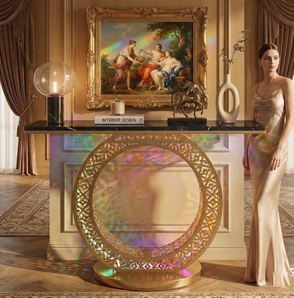 modern-round-led-console-table-in-gold-entryway-furniture